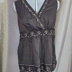 Sonoma, Brown, Taupe, Top, Size: M